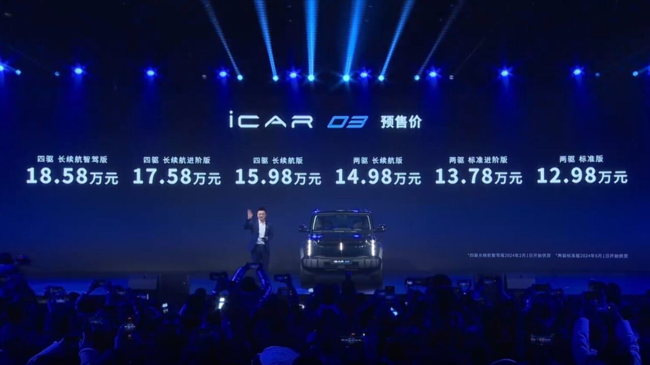 Chery назвала цены и комплектации кроссовера iCar 03: его можно заказать -  Китайские автомобили